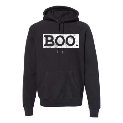 Halloween Vintage Boo Funny Gift Premium Hoodie