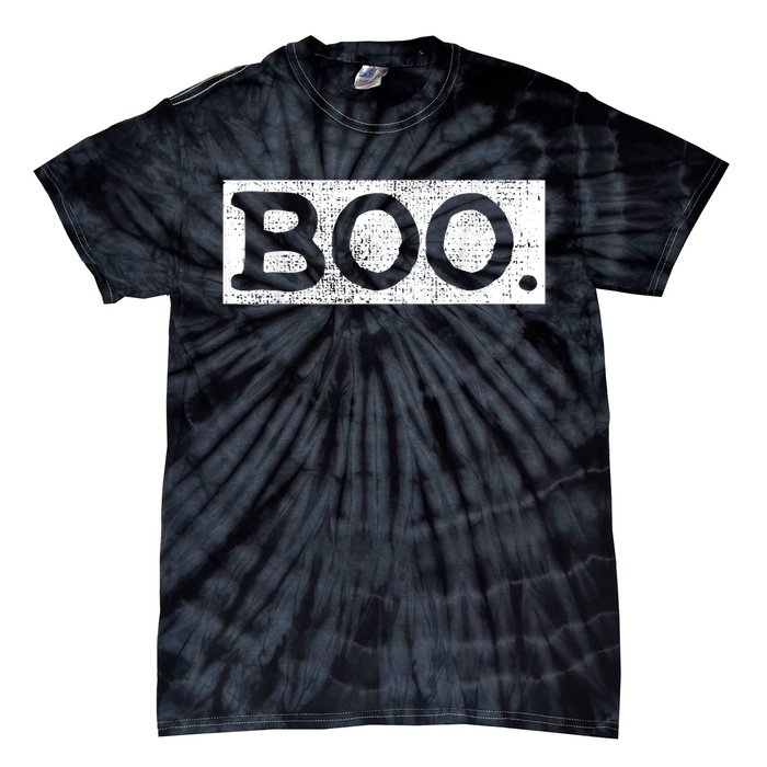 Halloween Vintage Boo Funny Gift Tie-Dye T-Shirt