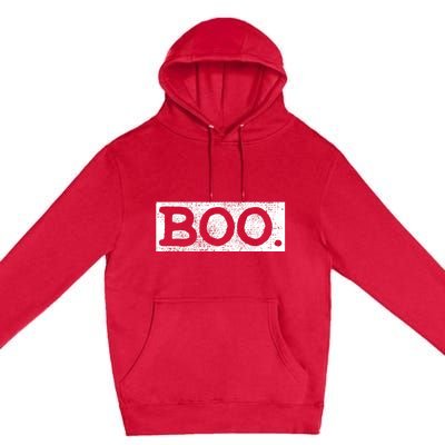 Halloween Vintage Boo Funny Gift Premium Pullover Hoodie