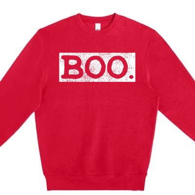 Halloween Vintage Boo Funny Gift Premium Crewneck Sweatshirt