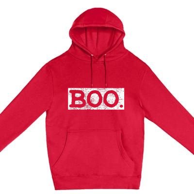 Halloween Vintage Boo Funny Gift Premium Pullover Hoodie