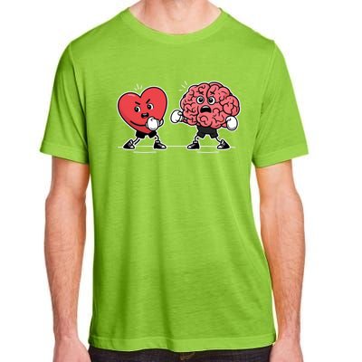 Heart Vs Brain Boxing Funny Anatomy For Rn Doctors And Nurses Adult ChromaSoft Performance T-Shirt