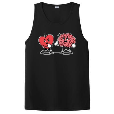 Heart Vs Brain Boxing Funny Anatomy For Rn Doctors And Nurses PosiCharge Competitor Tank