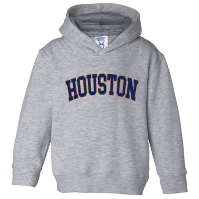 Houston Vintage Blue Orange Toddler Hoodie