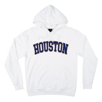 Houston Vintage Blue Orange Hoodie