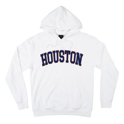 Houston Vintage Blue Orange Hoodie