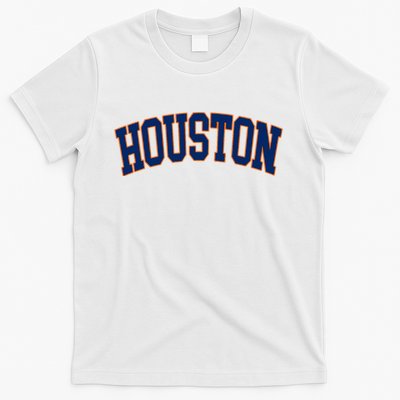 Houston Vintage Blue Orange T-Shirt