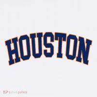 Houston Vintage Blue Orange T-Shirt