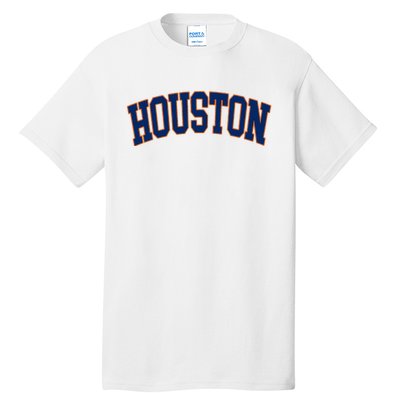 Houston Vintage Blue Orange Tall T-Shirt