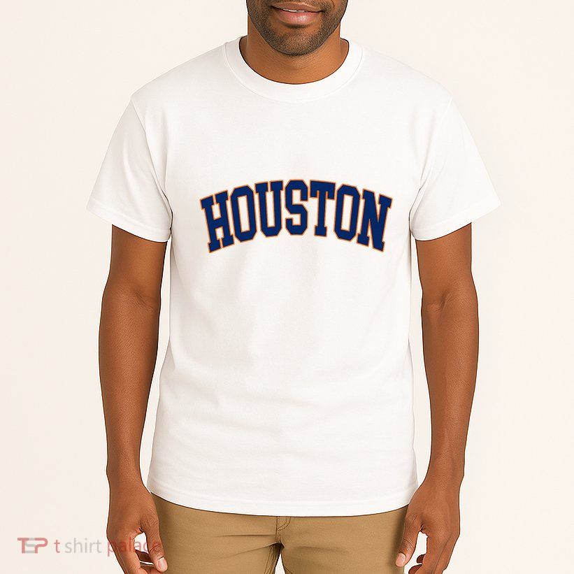 Houston Vintage Blue Orange Tall T-Shirt