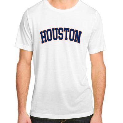 Houston Vintage Blue Orange Adult ChromaSoft Performance T-Shirt