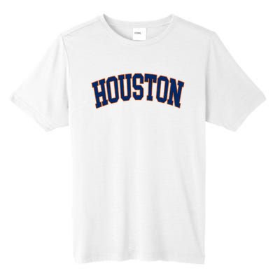 Houston Vintage Blue Orange Tall Fusion ChromaSoft Performance T-Shirt