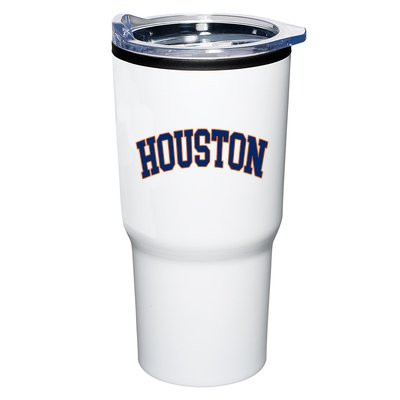 Houston Vintage Blue Orange Tumbler
