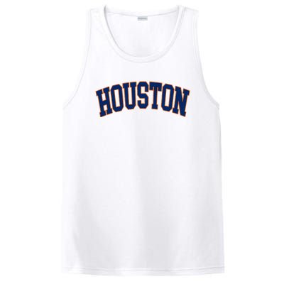 Houston Vintage Blue Orange PosiCharge Competitor Tank