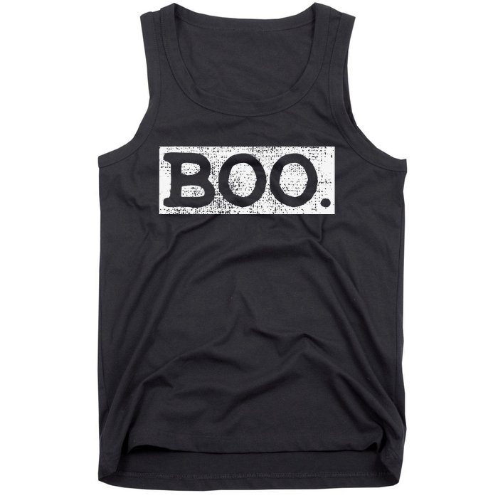 Halloween Vintage Boo Funny Gift Tank Top