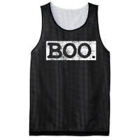 Halloween Vintage Boo Funny Gift Mesh Reversible Basketball Jersey Tank