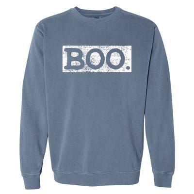 Halloween Vintage Boo Funny Gift Garment-Dyed Sweatshirt