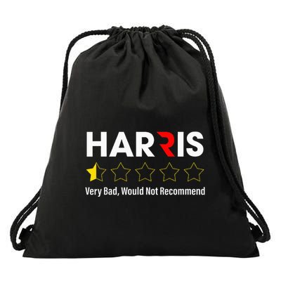 Harris Very Bad Would Not Recommend Drawstring Bag