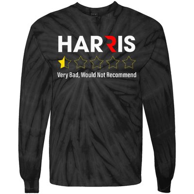 Harris Very Bad Would Not Recommend Tie-Dye Long Sleeve Shirt