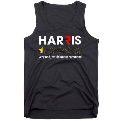 Harris Very Bad Would Not Recommend Tank Top