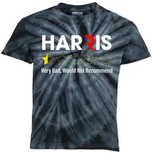 Harris Very Bad Would Not Recommend Anti Harris Kids Tie-Dye T-Shirt