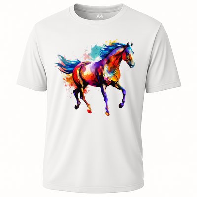 Horse Vivid Colors Riding Horse Horseback Horse Performance Shirt