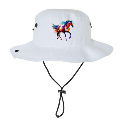 Horse Vivid Colors Riding Horse Horseback Horse Bucket Hat