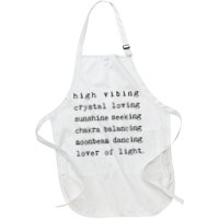 High Vibing Crystal Loving Sunshine Seeking Chakra Balancing Apron