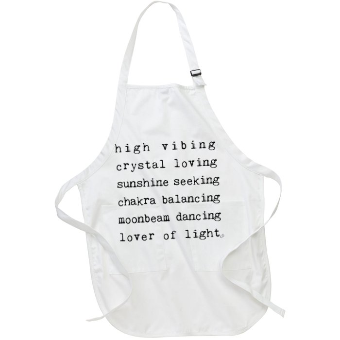High Vibing Crystal Loving Sunshine Seeking Chakra Balancing Apron