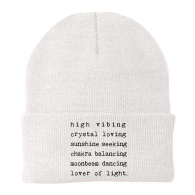 High Vibing Crystal Loving Sunshine Seeking Chakra Balancing Beanie
