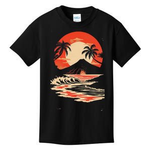 Hawaiian Volcano Cool Kids T-Shirt