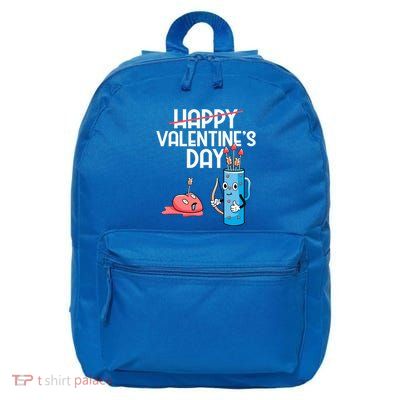 Happy Valentines Day Cute Gift Funny Cupid Bow And Arrow Heart Gift 16 in Basic Backpack