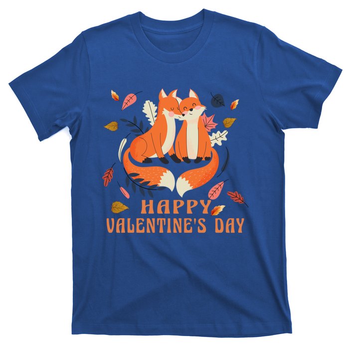 Happy Valentine's Day Love Fox Gift T-Shirt