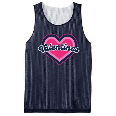 Happy Valentines Day Mesh Reversible Basketball Jersey Tank