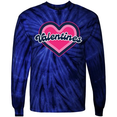 Happy Valentines Day Tie-Dye Long Sleeve Shirt