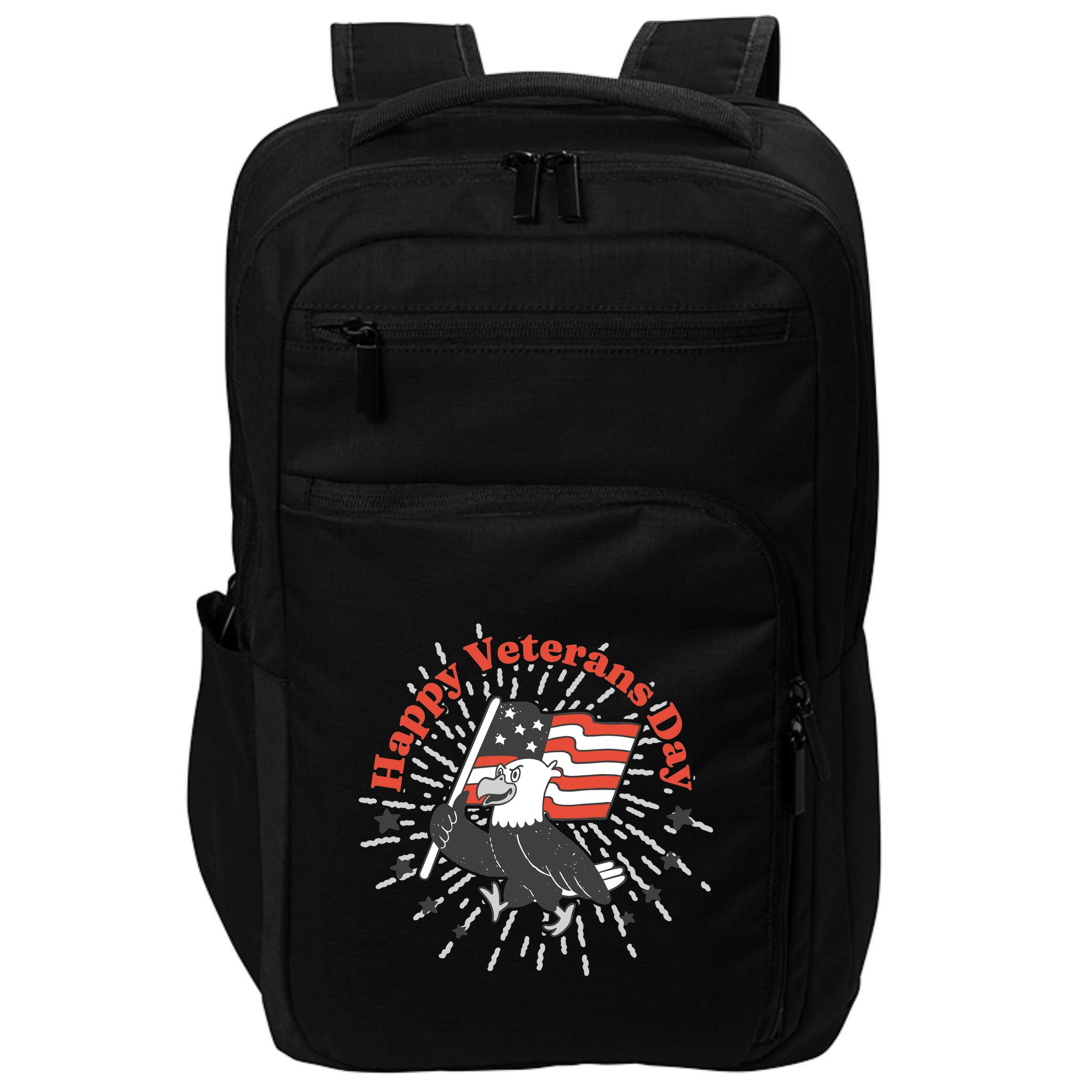 Happy Veterans Day Eagle Impact Tech Backpack