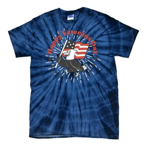 Happy Veterans Day Eagle Tie-Dye T-Shirt