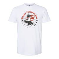 Happy Veterans Day Eagle Softstyle CVC T-Shirt