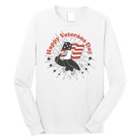 Happy Veterans Day Eagle Long Sleeve Shirt