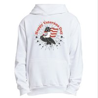 Happy Veterans Day Eagle Urban Pullover Hoodie