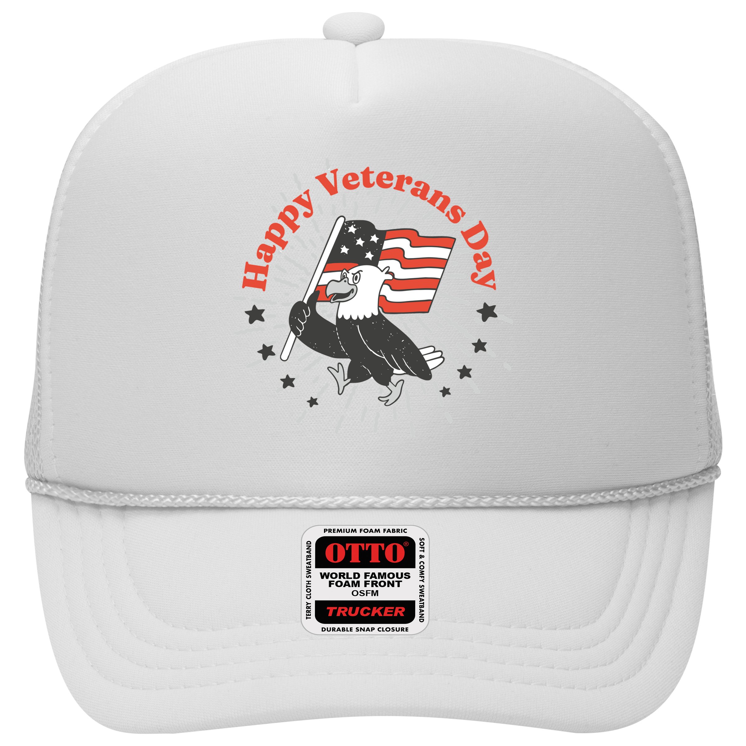 Happy Veterans Day Eagle Hat