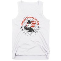 Happy Veterans Day Eagle Tank Top