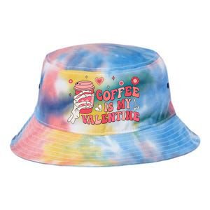 Happy Valentines Day Coffee Is My Valentines Groovy Skull Funny Gift Tie Dye Newport Bucket Hat