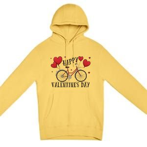 Happy Valentine`s Day Cool Gift Premium Pullover Hoodie