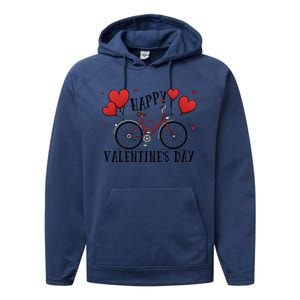 Happy Valentine`s Day Cool Gift Performance Fleece Hoodie