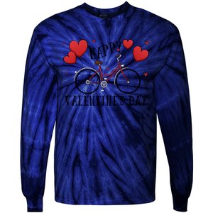 Happy Valentine`s Day Cool Gift Tie-Dye Long Sleeve Shirt