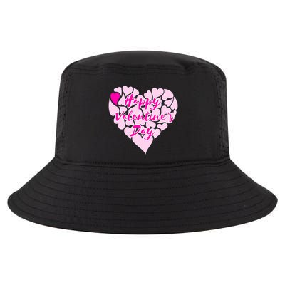 Happy Valentine's Day Heart Shape Logo Cool Comfort Performance Bucket Hat