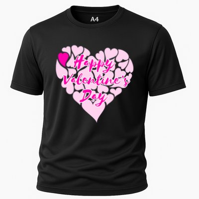 Happy Valentine's Day Heart Shape Logo Performance Shirt