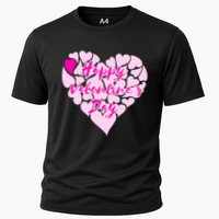 Happy Valentine's Day Heart Shape Logo Cooling Performance Crew T-Shirt