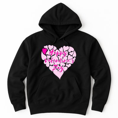 Happy Valentine's Day Heart Shape Logo Hoodie